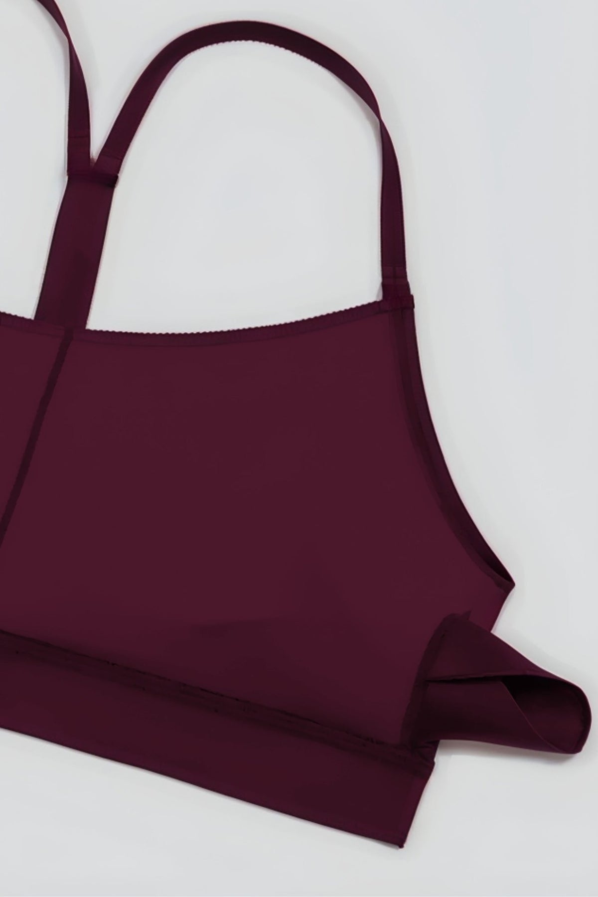 Elevate Y - Back Sports Bra Black Cherry - Born Nouli