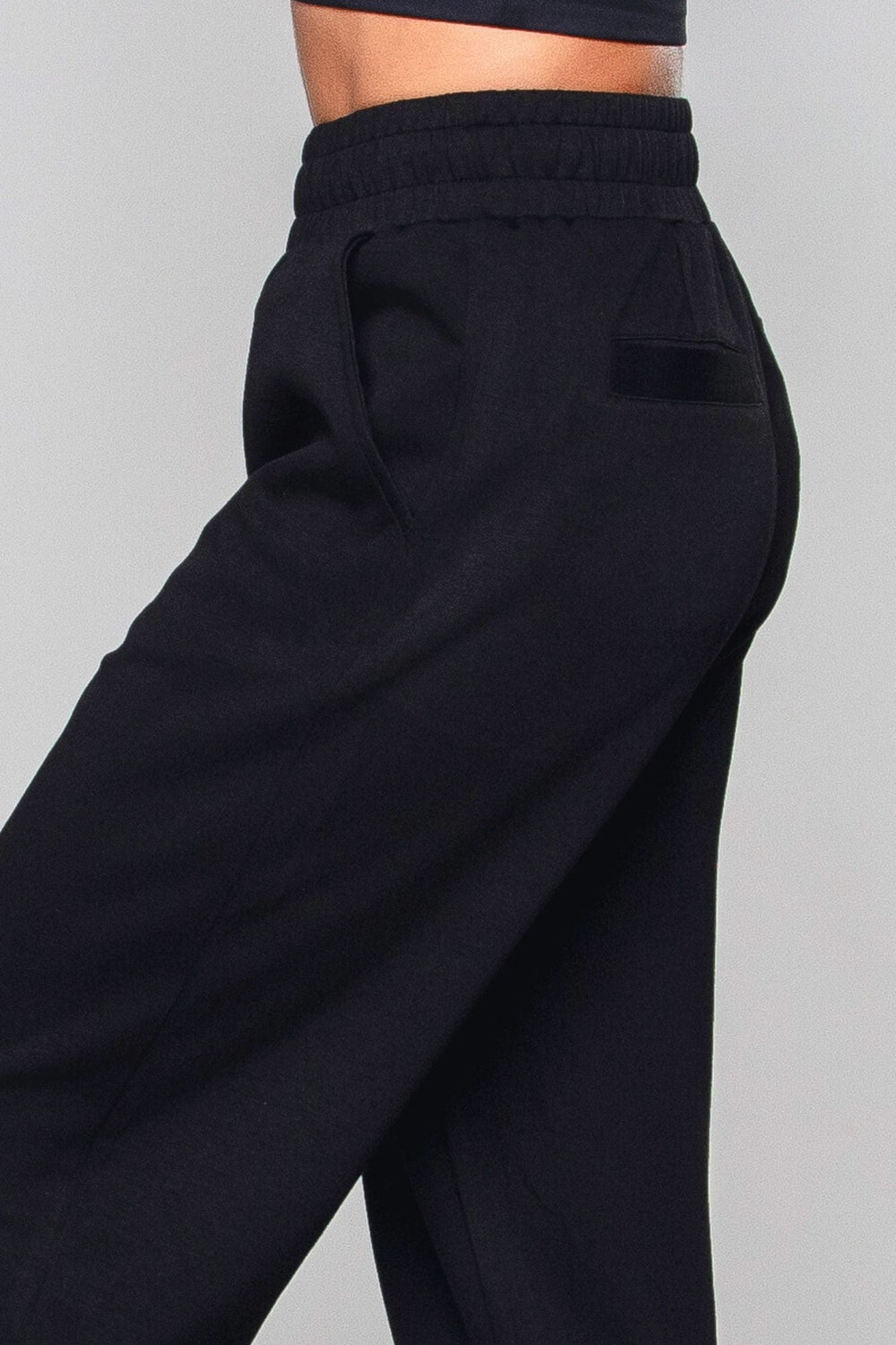 Supersoft Cuffed Sweatpant Black - Born Nouli