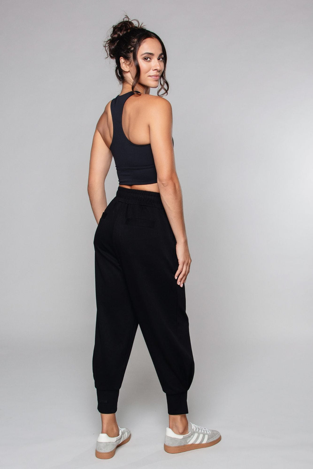 Supersoft Cuffed Sweatpant Black - Born Nouli