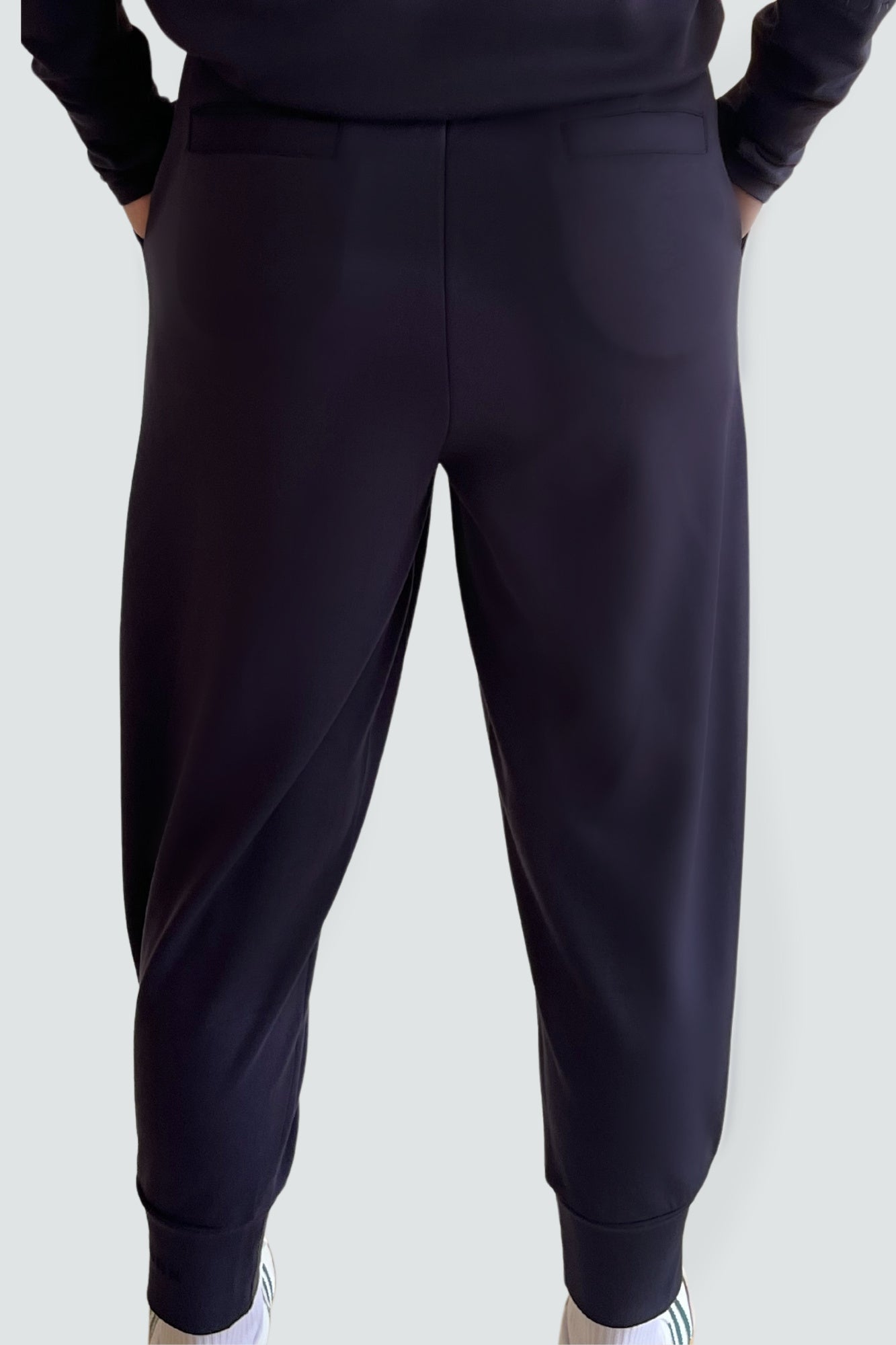Supersoft Cuffed Sweatpant Navy - Born Nouli