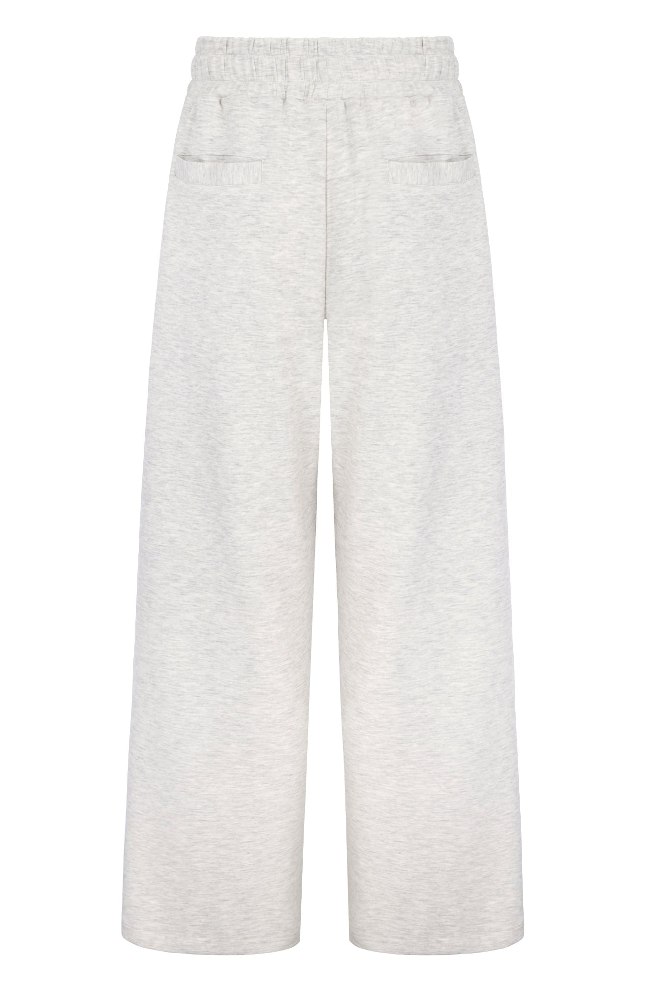 Supersoft Wide Leg Sweatpant Oat Marl - Born Nouli
