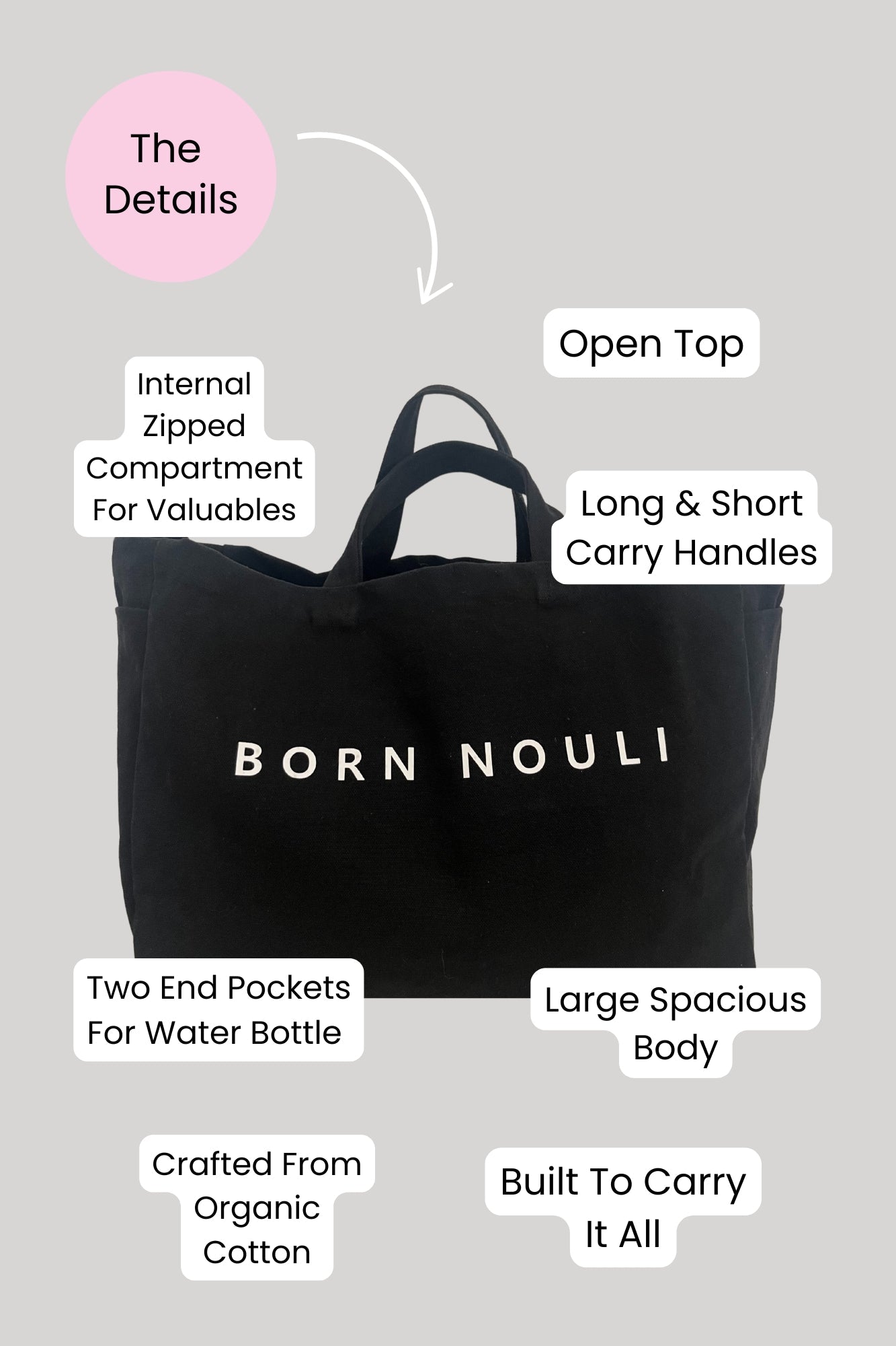 Tote Bag - Born Nouli