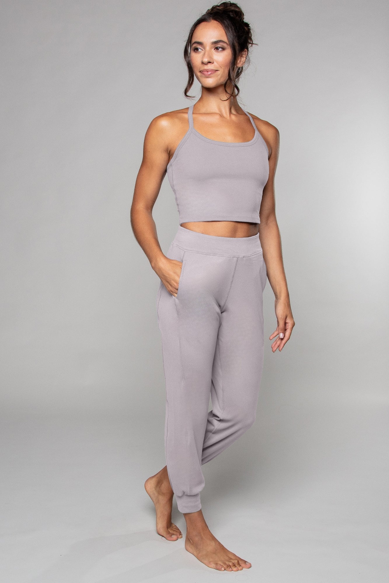 Tula Harem Yoga Pant Shale - Born Nouli