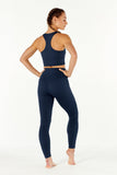 Squat Proof Navy Blue Leggings for CrossFit and Weight Lifting by Born Nouli