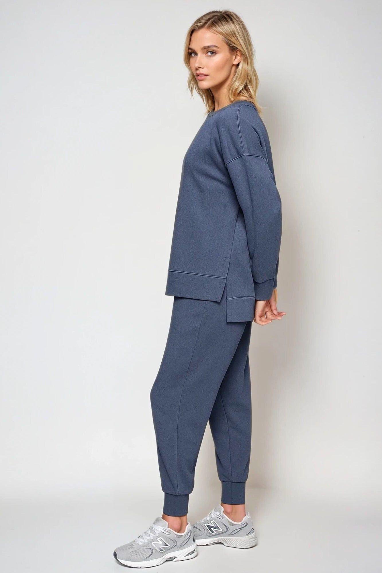 Supersoft Cuffed Sweatpant Indigo