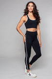 Stride Piped High Waisted Legging