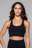 Stride Piped Tank Bra