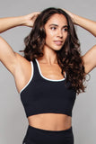 Stride Piped Tank Bra