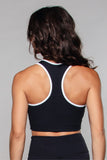 Stride Piped Tank Bra