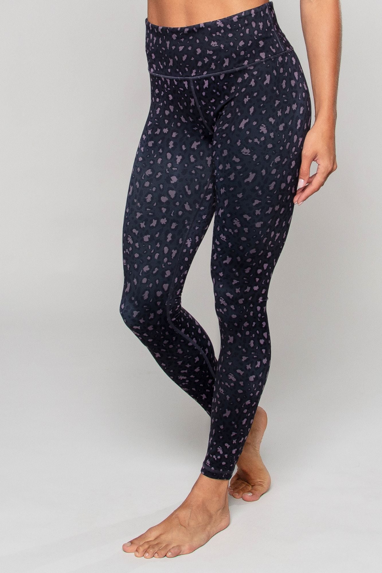 Rose Cheetah Full Length Legging