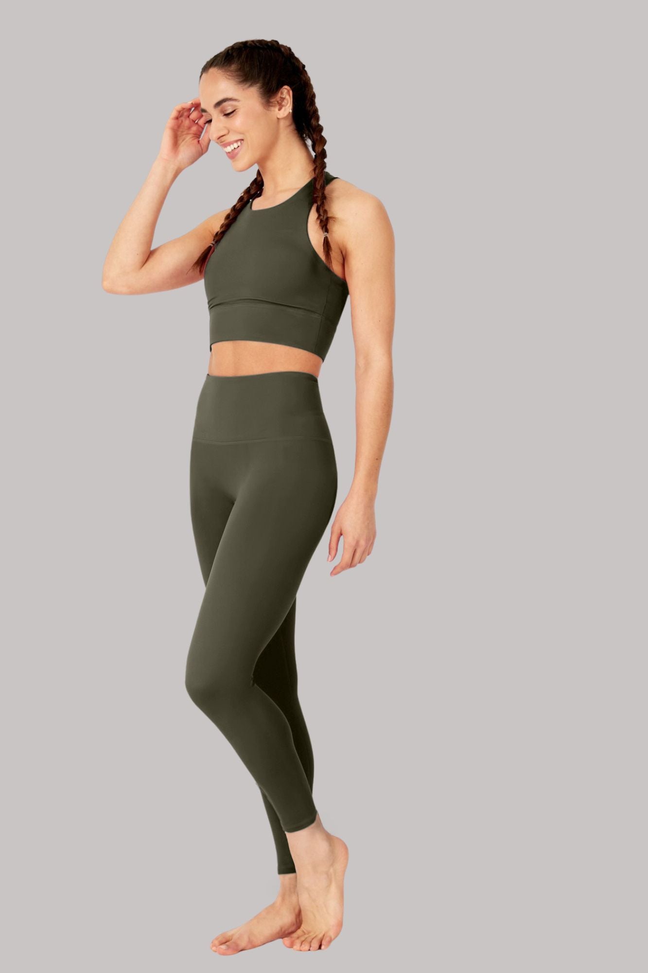 Elevate All Day Ultra High Waist 7/8 Legging Olive