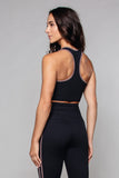 Stride Piped Tank Bra