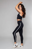 Stride Piped High Waisted Legging