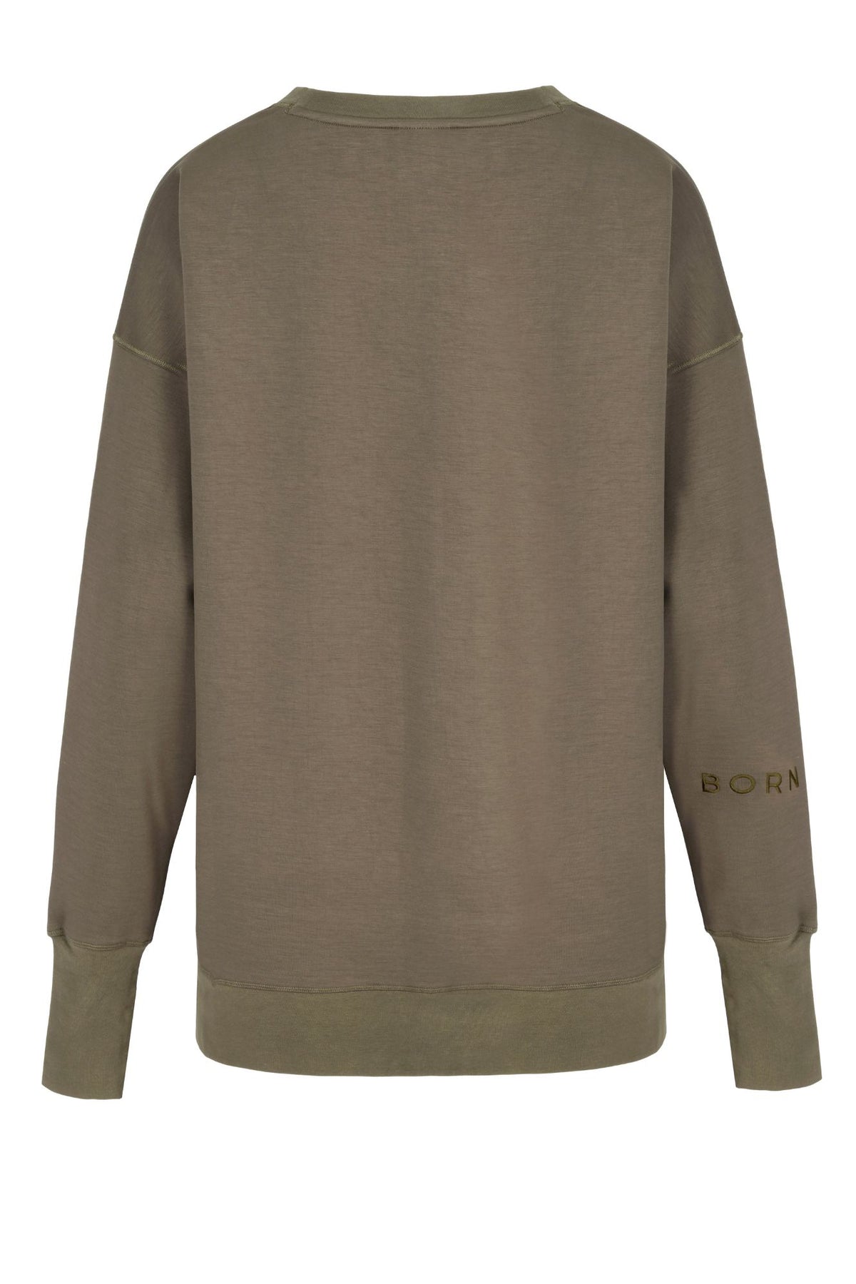 Supersoft Longline Sweatshirt Olive