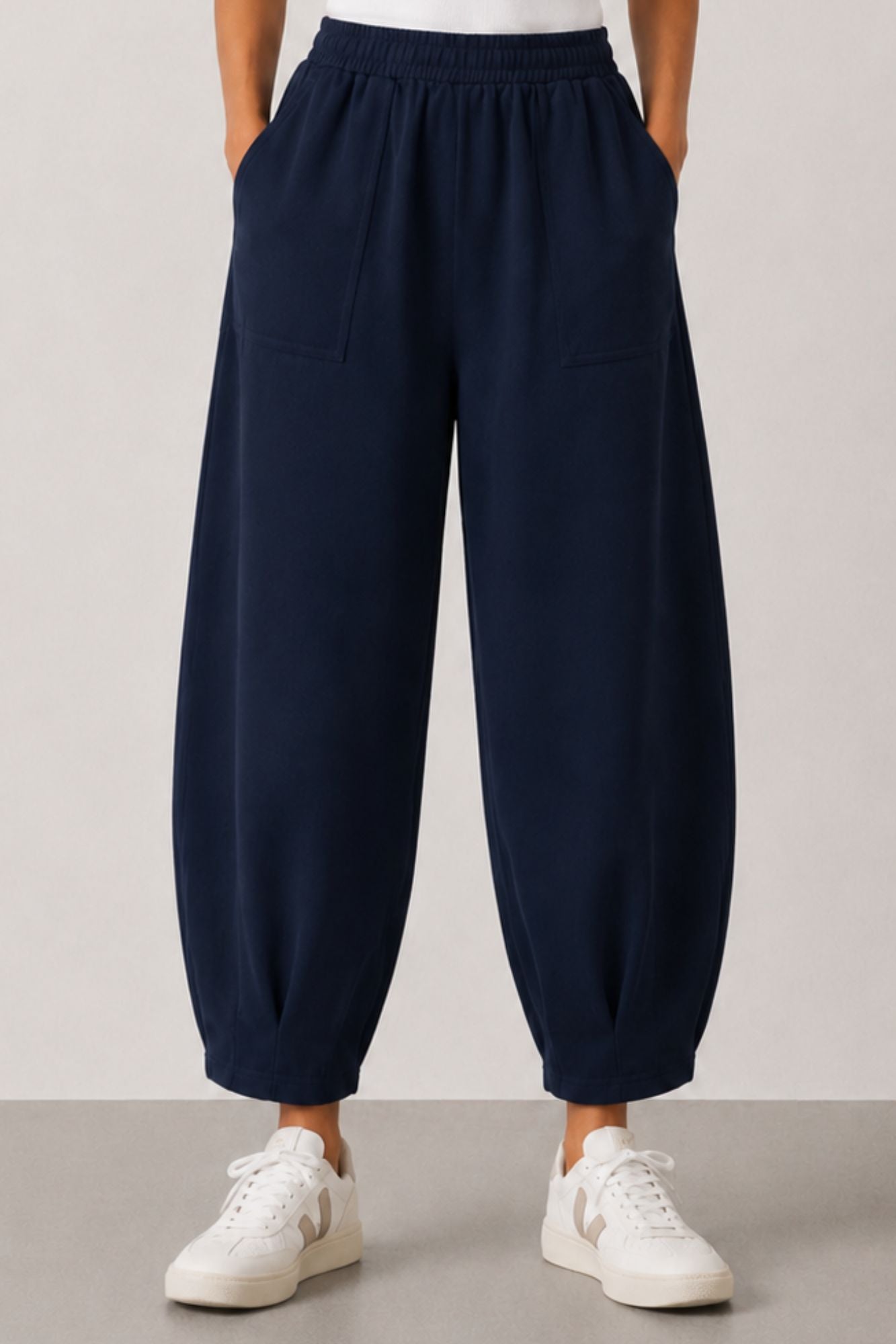 Sloane Relaxed Pocket Leg Trouser Navy