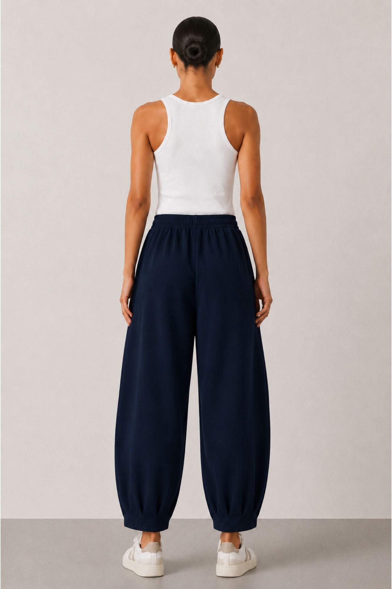Sloane Relaxed Pocket Leg Trouser Navy