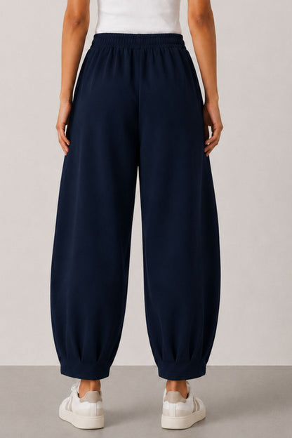 Sloane Relaxed Pocket Leg Trouser Navy