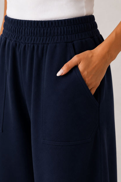 Sloane Relaxed Pocket Leg Trouser Navy