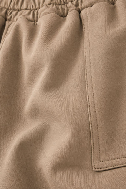 Sloane Relaxed Barrel Leg Trouser Sand