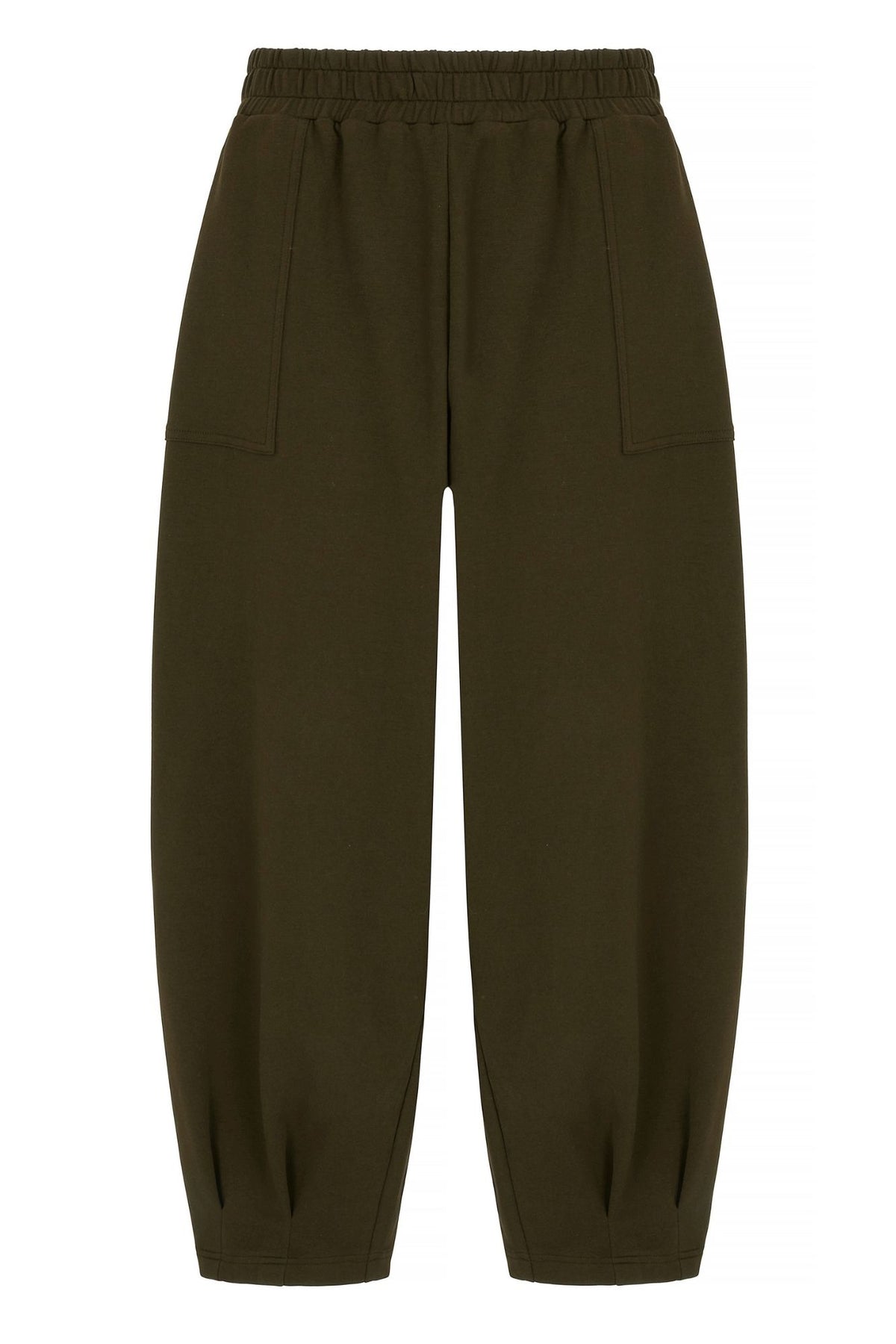 Sloane Relaxed Barrel Leg Trouser Bark