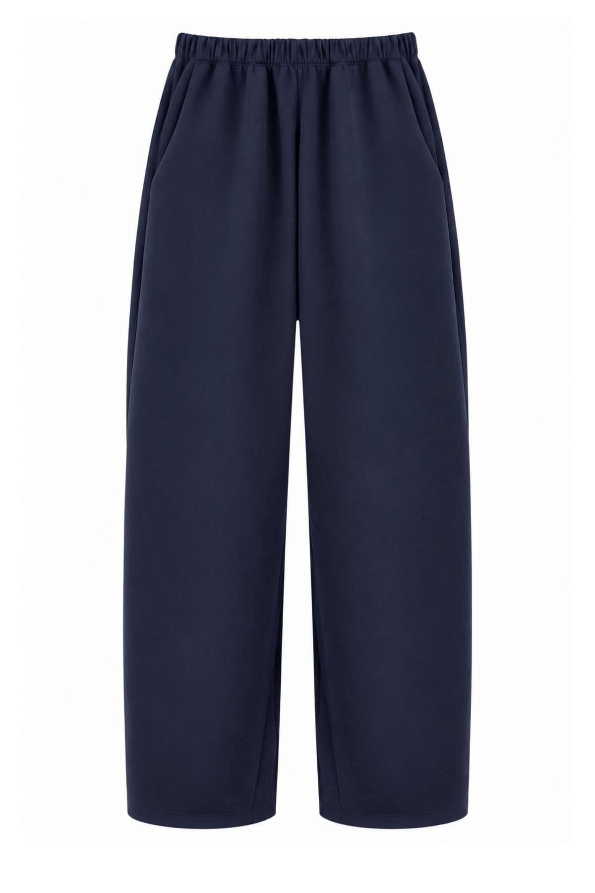 Supersoft Barrel Leg  Trouser Navy
