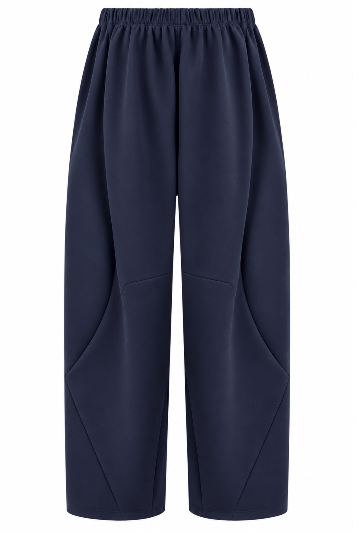 Supersoft Barrel Leg  Trouser Navy