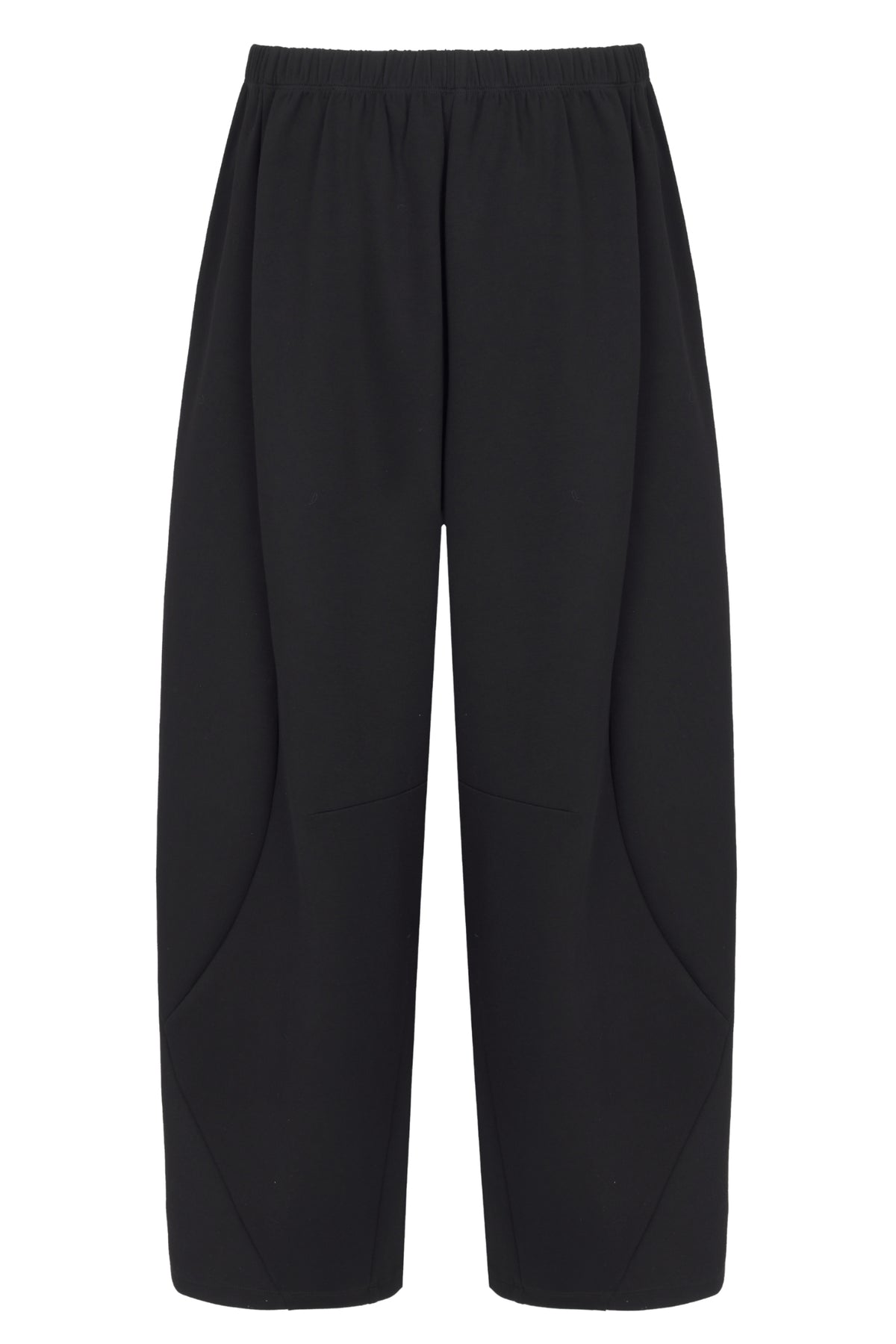 Supersoft Barrel Leg Trouser Black