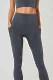 7/8 Sculpting High Waisted Pocket Legging Slate Grey