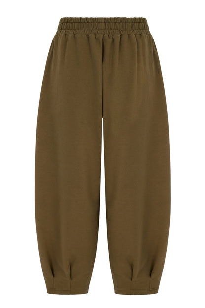Sloane Relaxed Barrel Leg Trouser Olive