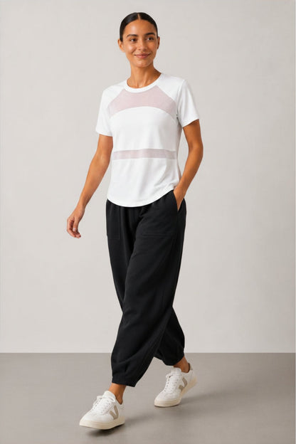Airlight Mesh T-Shirt White - Born Nouli