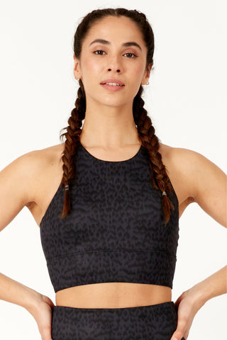 Stride Piped Tank Bra