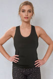 Athletic Vest Tank Top Black