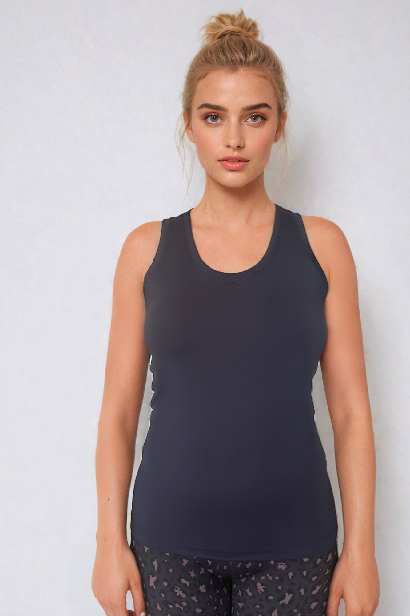 Athletic Vest Tank Top Navy - Born Nouli