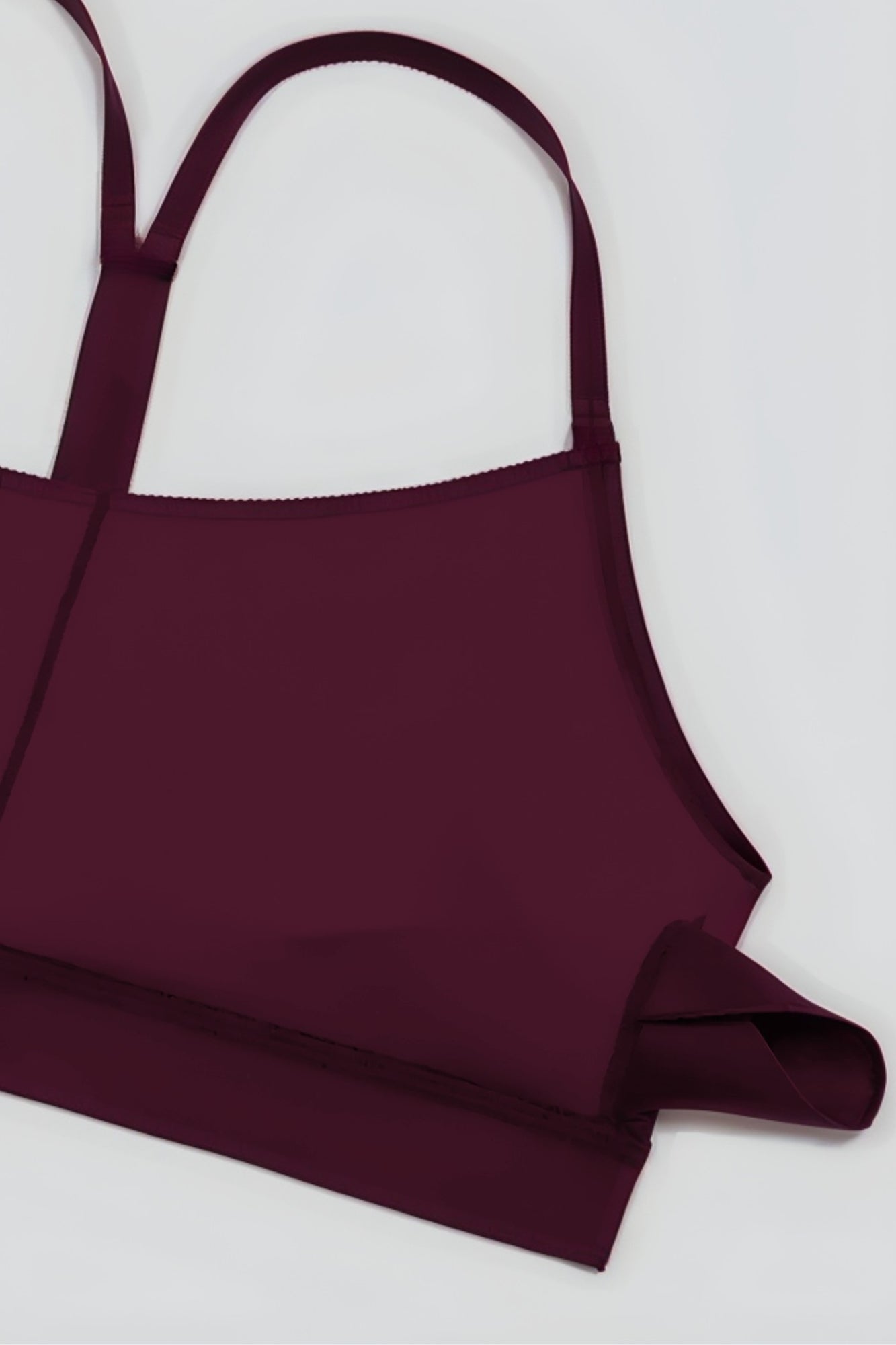 Elevate Y - Back Sports Bra Black Cherry - Born Nouli