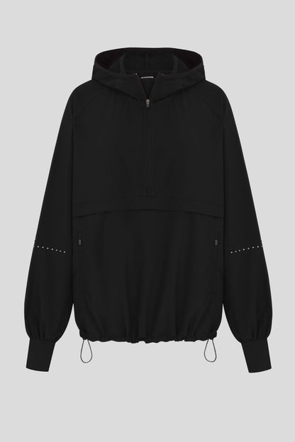 Lightweight Shell Track Jacket Black - Born Nouli