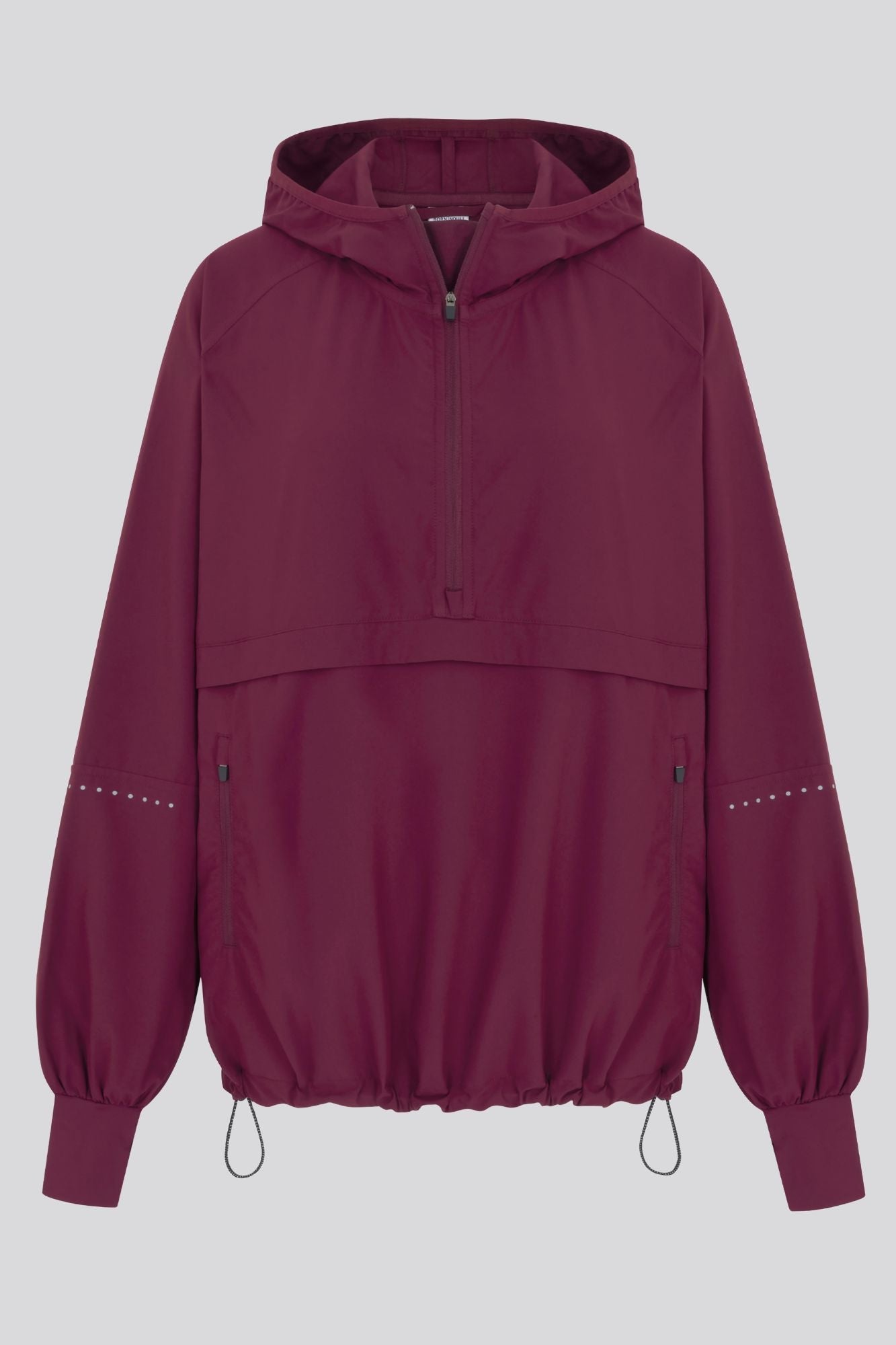 Lightweight Shell Track Jacket Black Cherry - Born Nouli