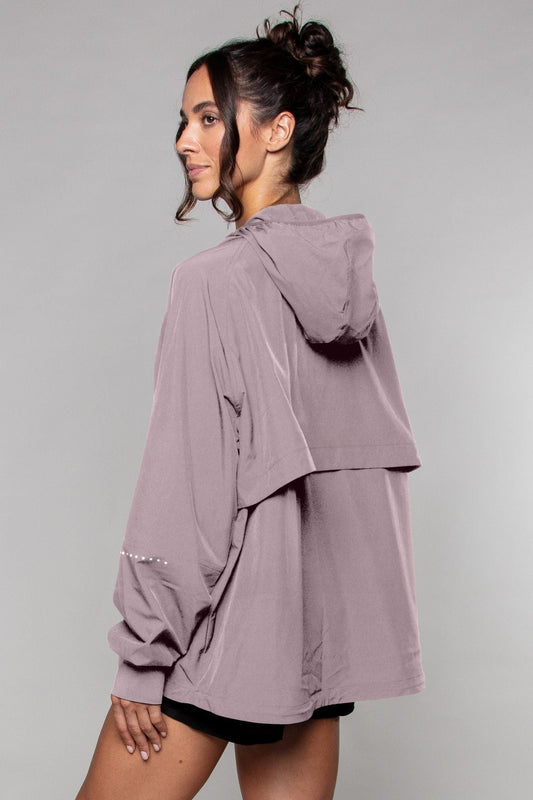 Lightweight Shell Track Jacket Blush - Born Nouli