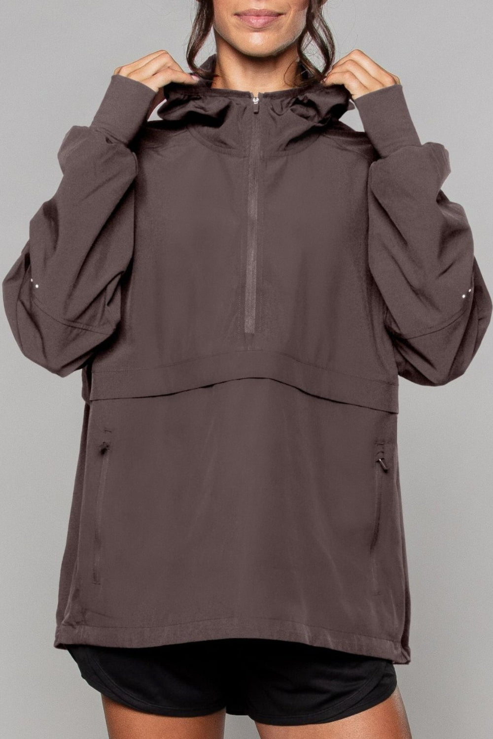Lightweight Shell Track Jacket Clay - Born Nouli