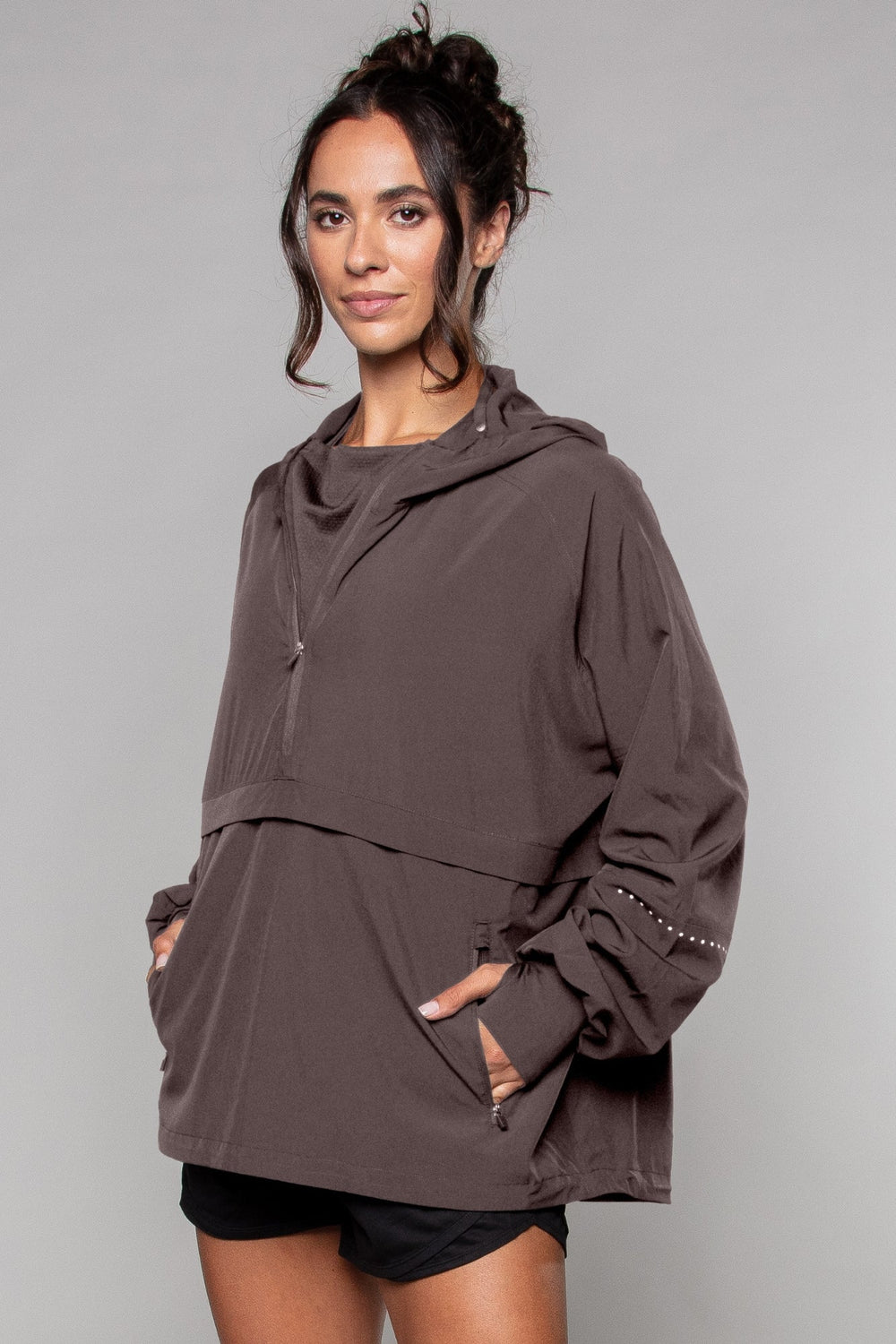 Lightweight Shell Track Jacket Clay - Born Nouli