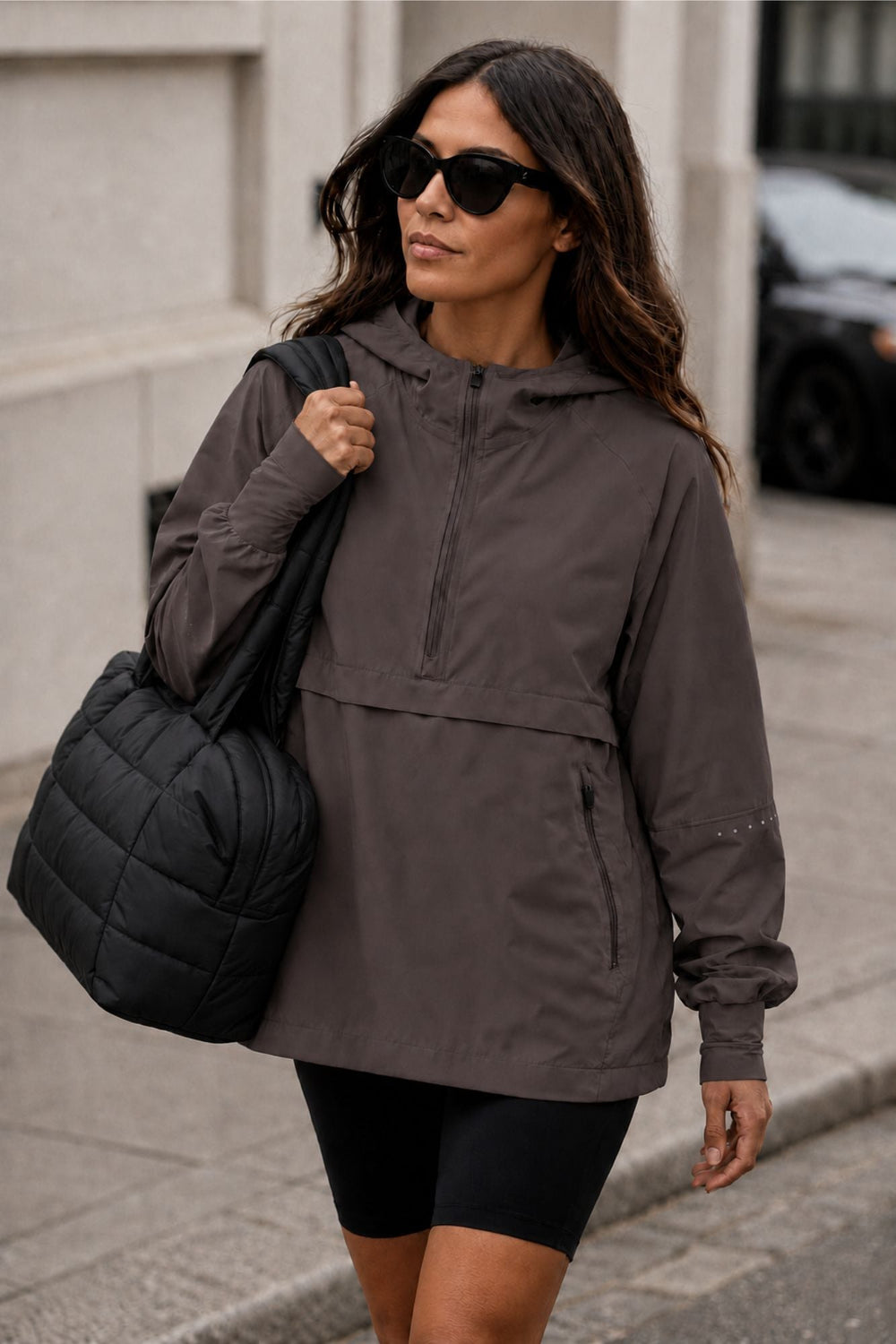 Lightweight Shell Track Jacket Clay - Born Nouli
