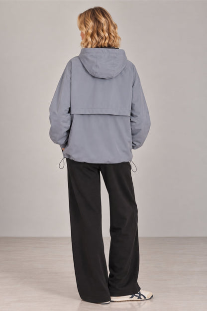 Lightweight Shell Track Jacket Dove - Born Nouli