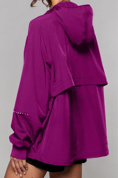 Lightweight Shell Track Jacket Siren - Born Nouli