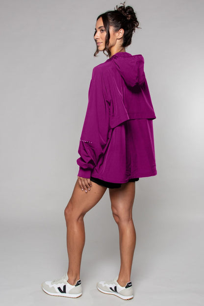 Lightweight Shell Track Jacket Siren - Born Nouli