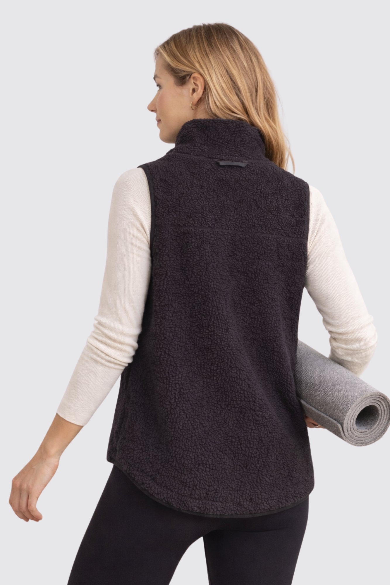 Motion Teddy Fleece Zip Gilet - Born Nouli