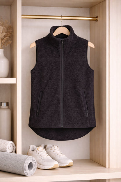 Motion Teddy Fleece Zip Gilet - Born Nouli