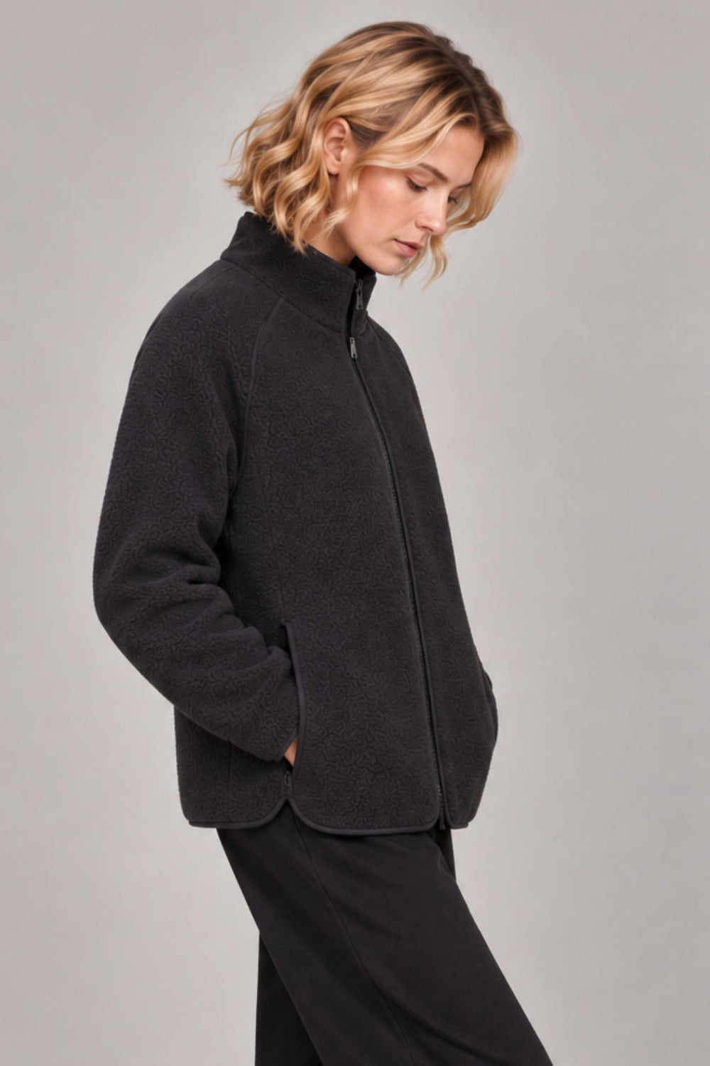 Motion Teddy Fleece Zip Jacket - Born Nouli