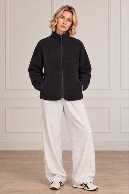 Motion Teddy Fleece Zip Jacket - Born Nouli