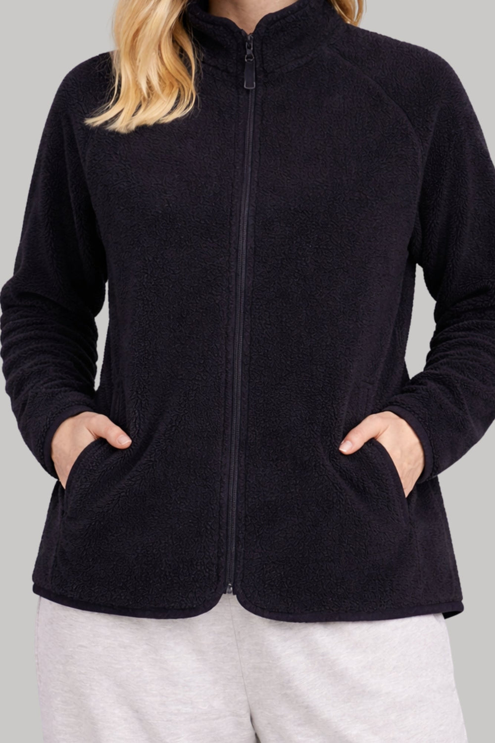 Motion Teddy Fleece Zip Jacket - Born Nouli