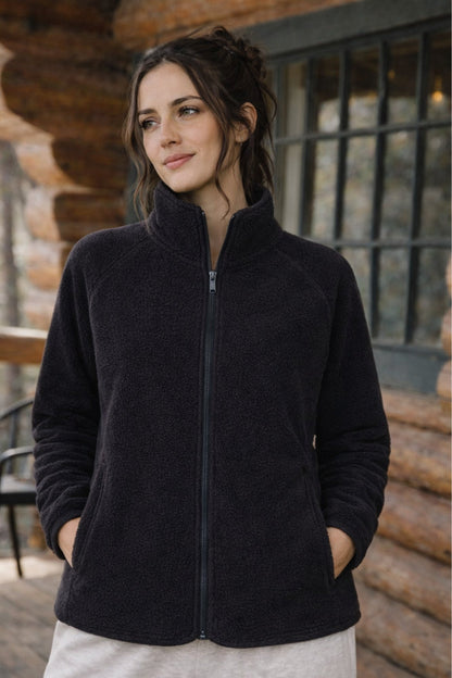 Motion Teddy Fleece Zip Jacket - Born Nouli