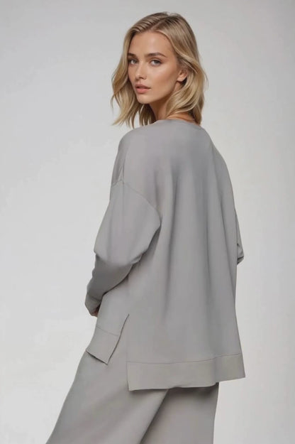 Supersoft Longline Sweatshirt Cloud